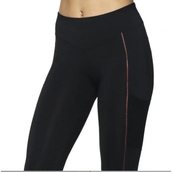ALBA All Day Emma Cropped Legging Black Yoga Pants Size S - Picture 9 of 9